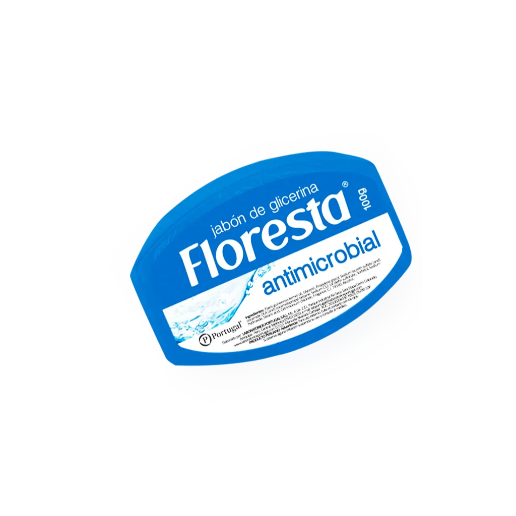 Floresta Jabon Gli Antimicrobial Azul Pan/100 Gr