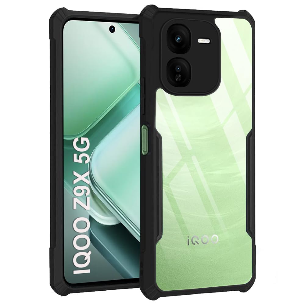 Black Border - Transparent Back iPaky Mobile Back Cover Case
