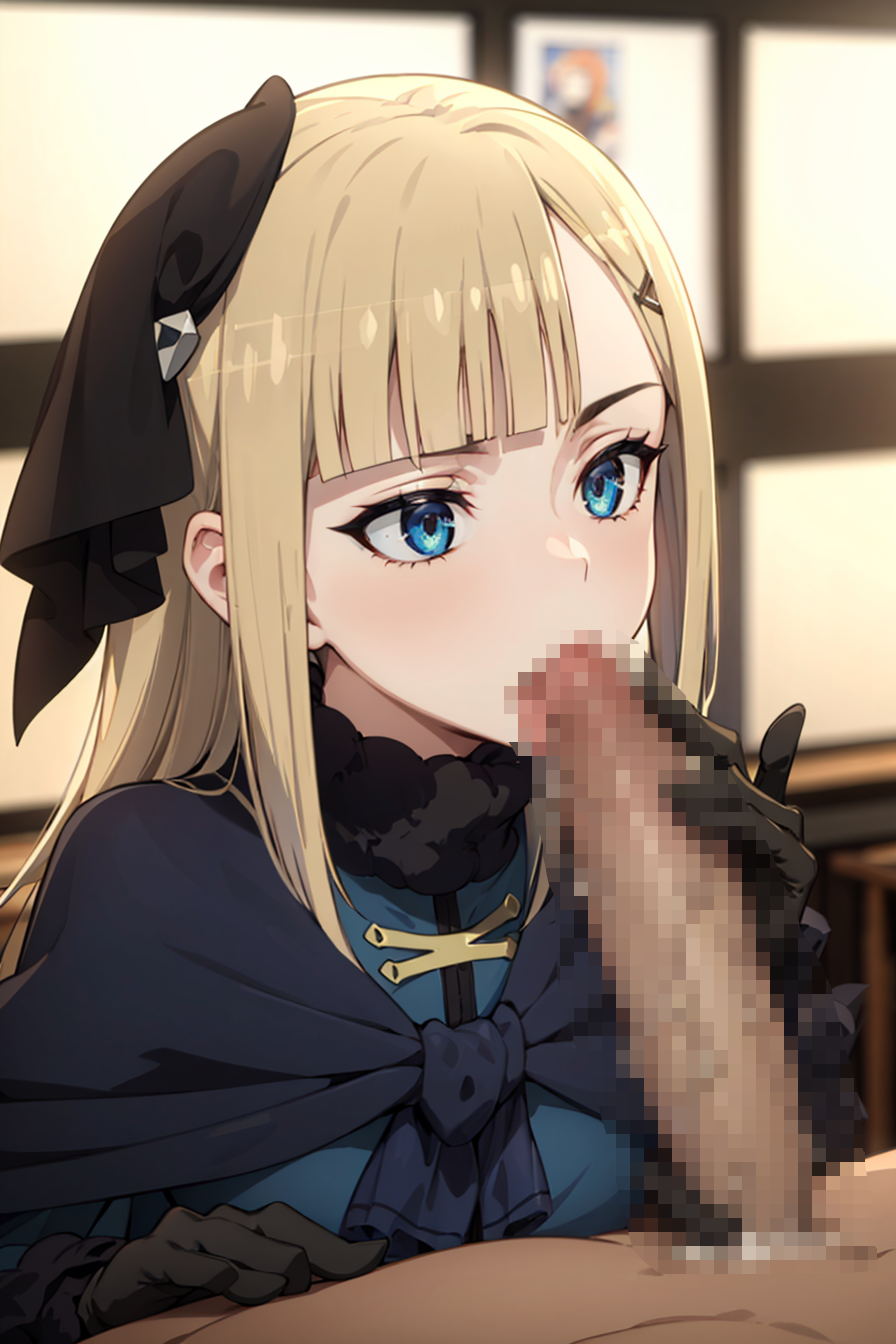 【R18】ライネス・エルメロイ・アーチゾルテ by AI画像館 with Reines El-Melloi Archisorte, The Case Files of Lord El-Melloi II, molester, boobs against glass, fellatio