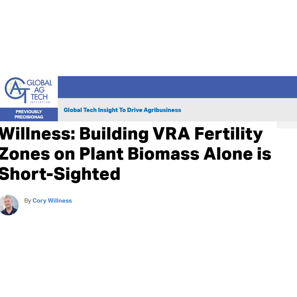 Building VRA Fertility Zones on Plant Biomass Alone is Short Sighted