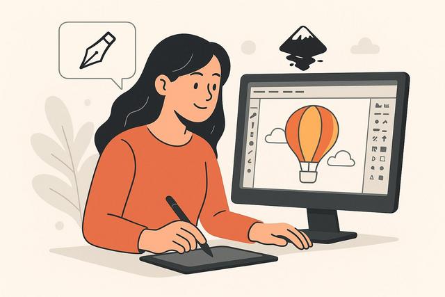 Dessiner une illustration vectorielle avec Inkscape gratuit