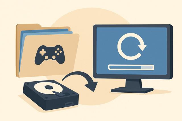 Créer une archive de sauvegarde de jeux avant réinstallation