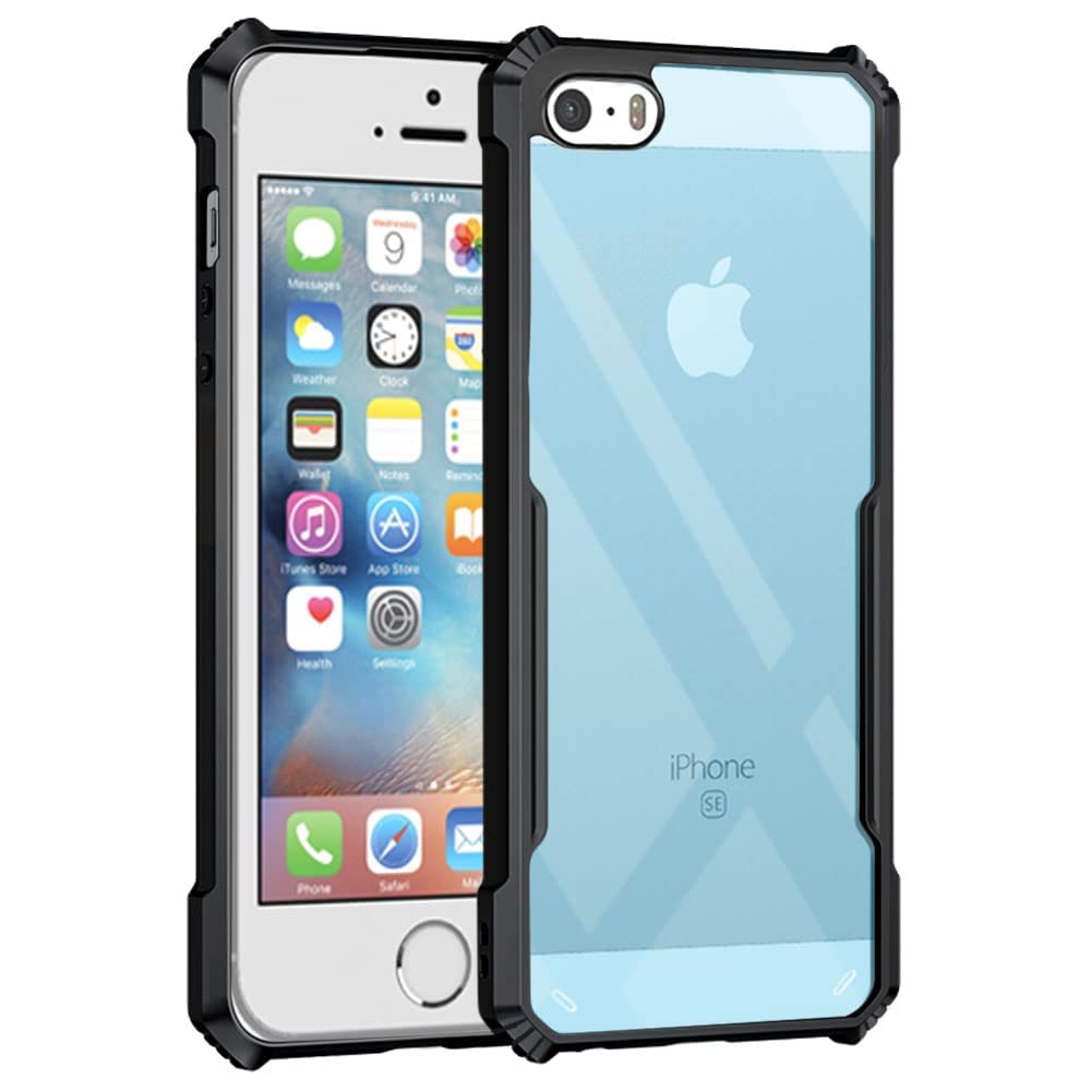 Black Border - Transparent Back iPaky Mobile Back Cover Case