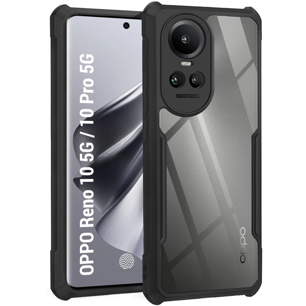Black Border - Transparent Back iPaky Mobile Back Cover Case