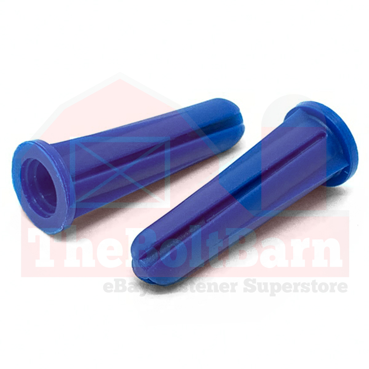 Ancoraggio muro a secco in plastica conica 3/16" blu si adatta alle viti #6 #8 #10 (scegli la quantità) - Foto 2 di 7