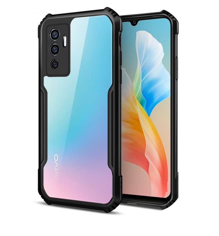 Black Border - Transparent Back iPaky Mobile Back Cover Case