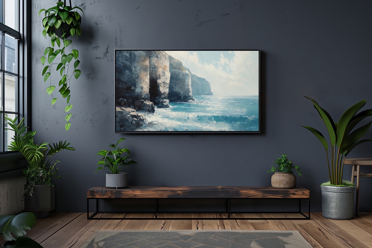 Whispering Cliffs Symphony Summer Frame TV Art