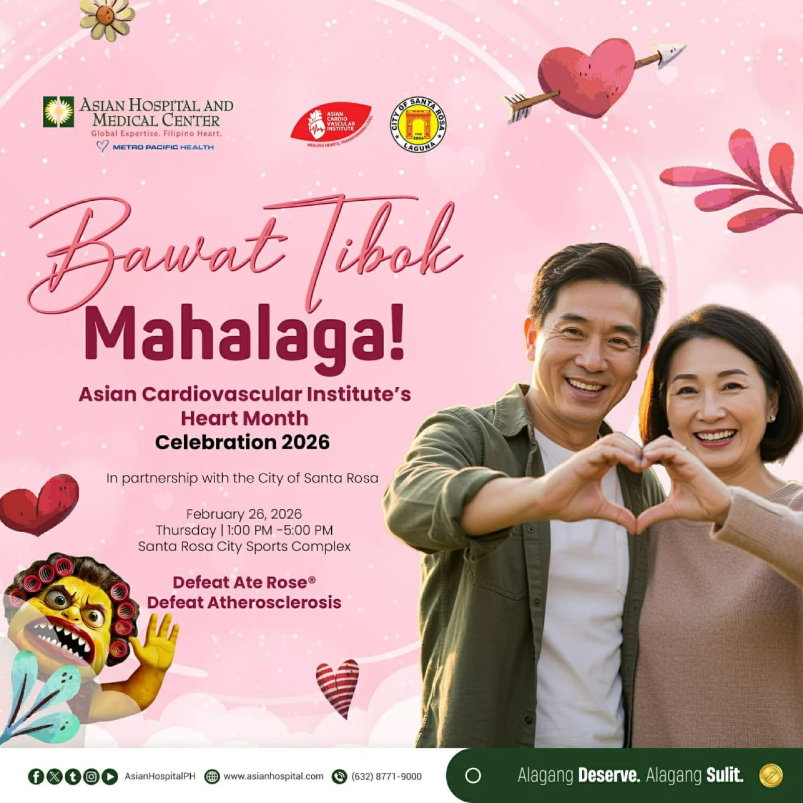 Pangangalaga sa Puso, Tampok sa Pagdiriwang ng Heart Month sa Santa Rosa