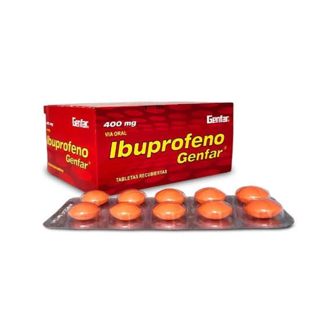 Ibuprofeno 400 Mg Gen Far Cja/100 Tab