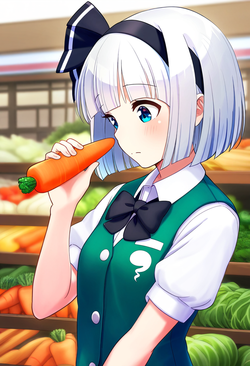 【リクエストより】妖夢と主人公君 by aoka with ai art, Touhou, Touhou Project, Youmu Konpaku