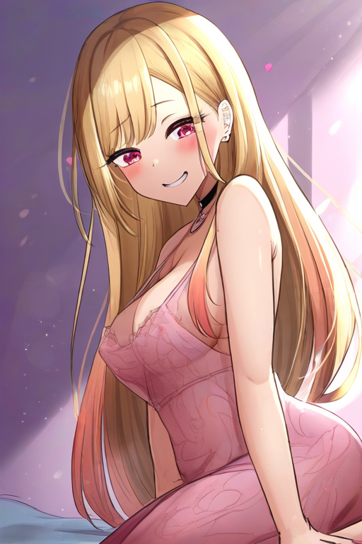 喜多川海夢のAIエロエロ落書きもの6 by 催●スマホの淫魔 with My Dress-Up Darling, Marin Kitagawa, blonde, gyaru, choker
