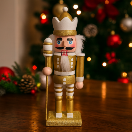Mini cascanueces madera, 14cm