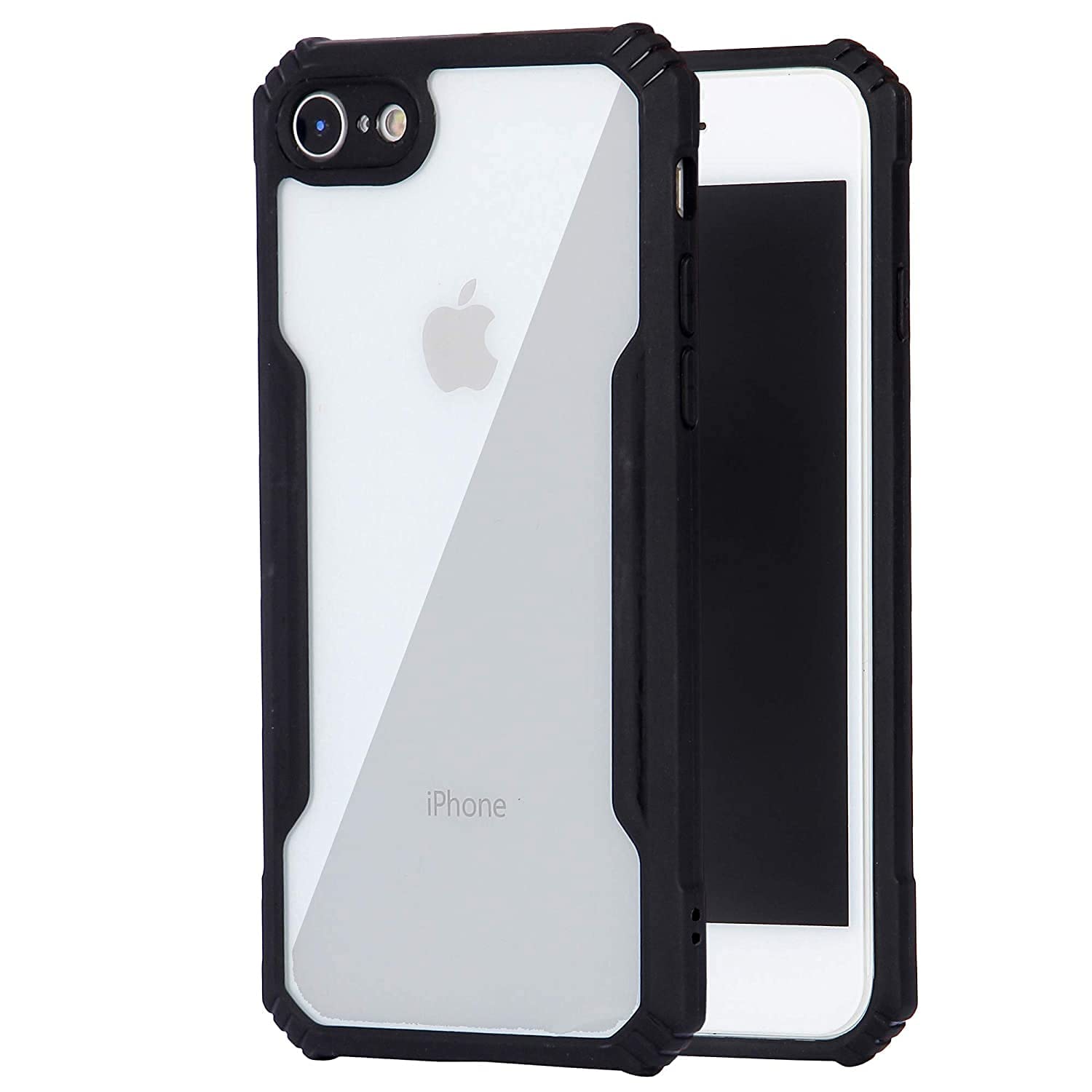 Black Border - Transparent Back iPaky Mobile Back Cover Case
