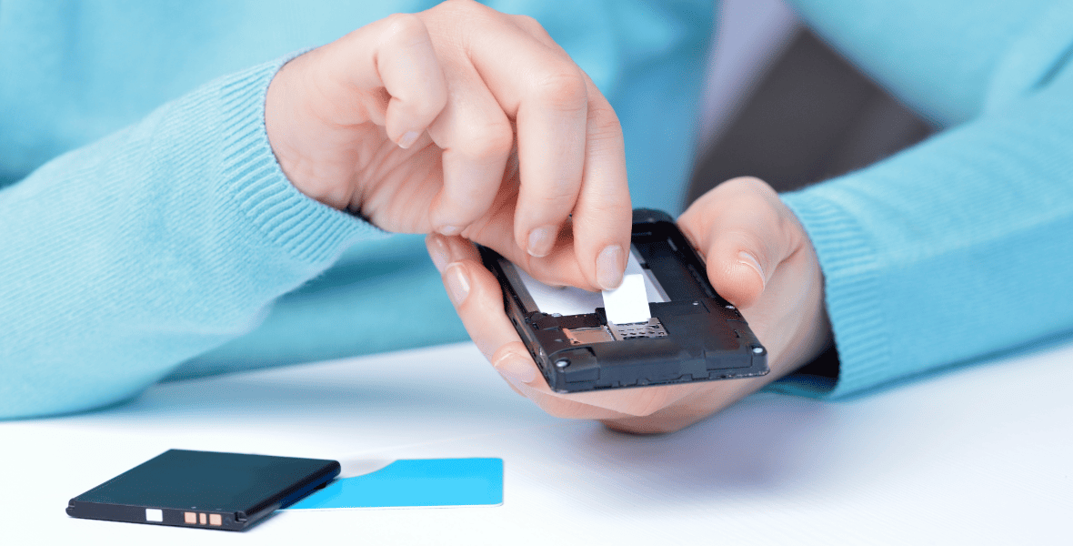 adding a new SIM to a smartphone