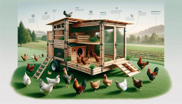 Construire un Poulailler Mobile pour un Élevage Durable : Une Solution Écologique et Pratique