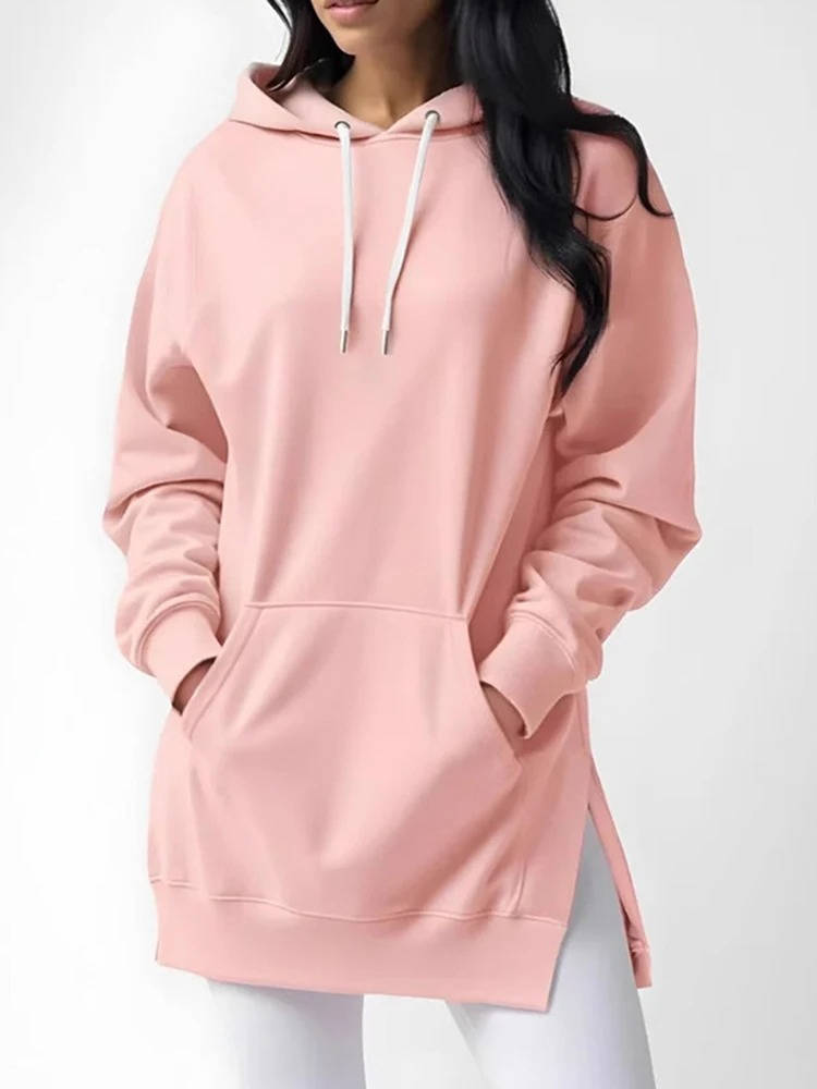 Lavisa - Women's Oversized Hoodie Dress with Soft Fleece Lining