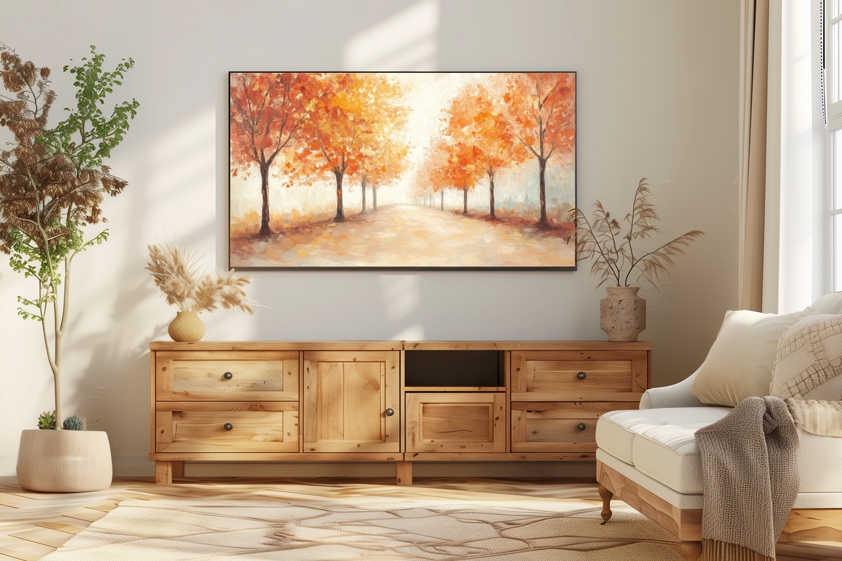 Autumn Tree Line Harmony Fall Frame TV Art