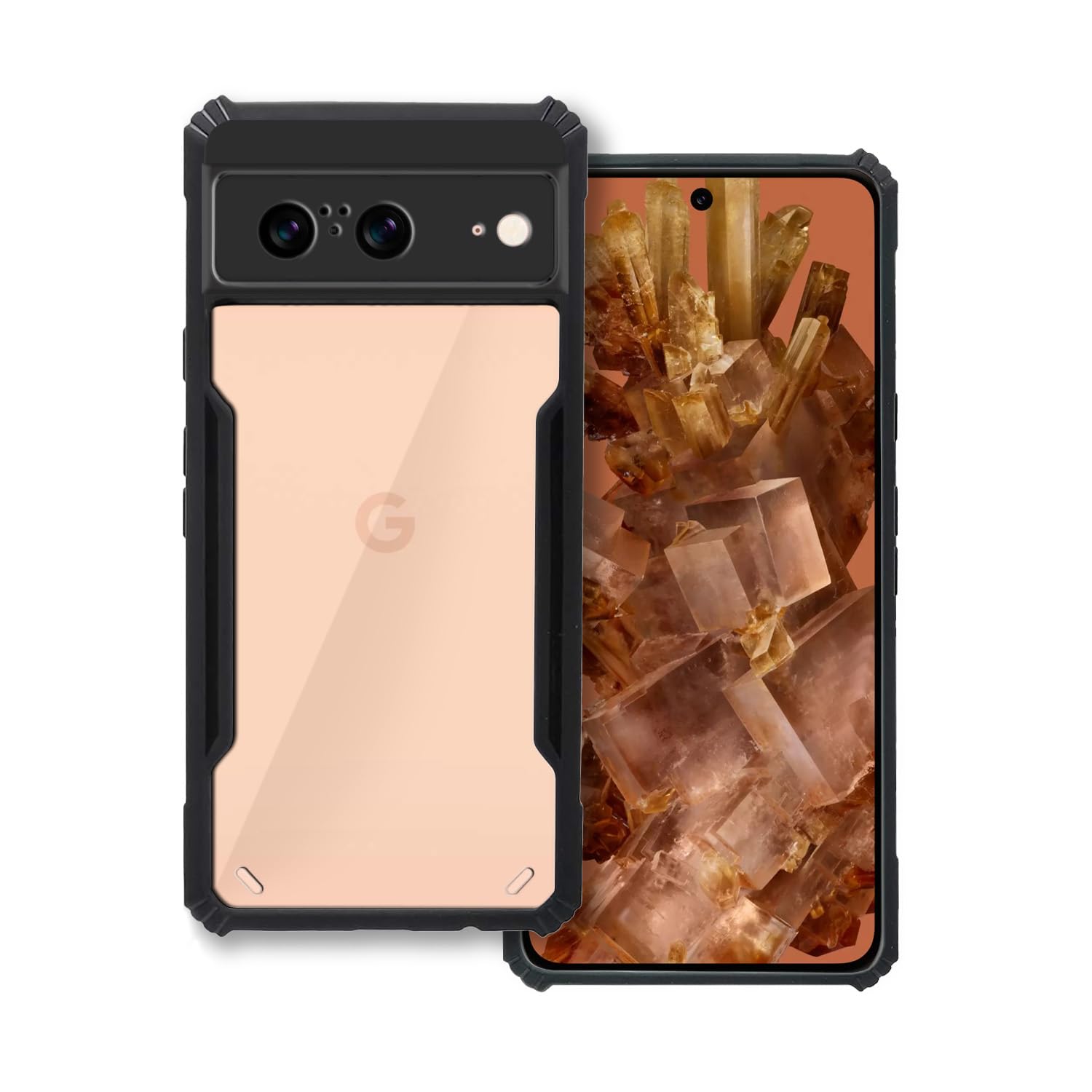Black Border - Transparent Back iPaky Mobile Back Cover Case