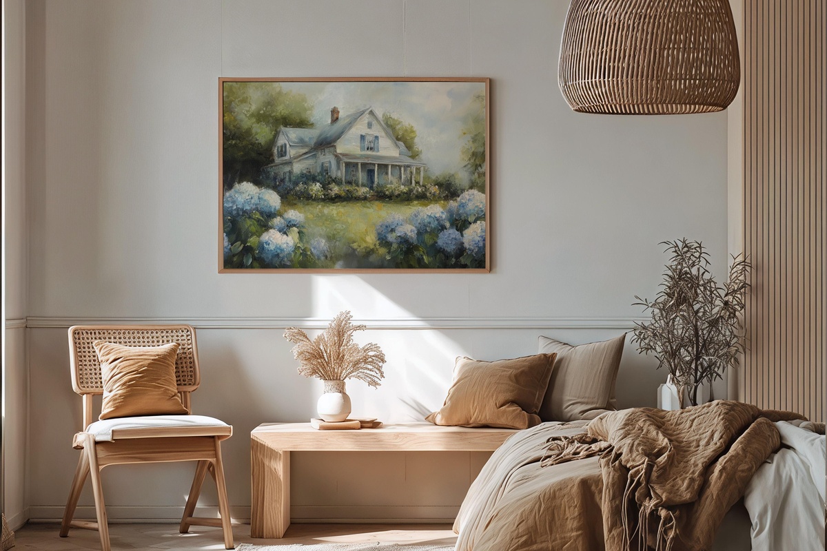 Hydrangeas in Farmhouse Bloom Farmhouse Printable Wall Art