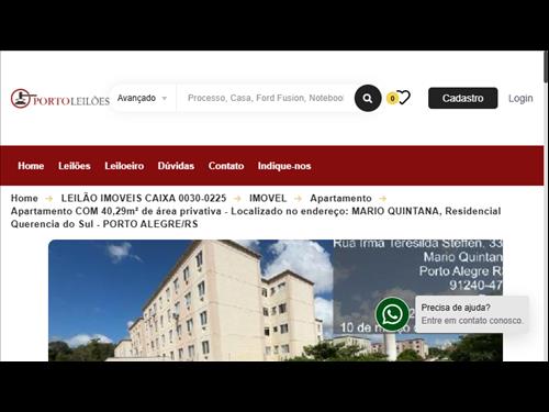 Apartamento COM 40,29m² de área privativa