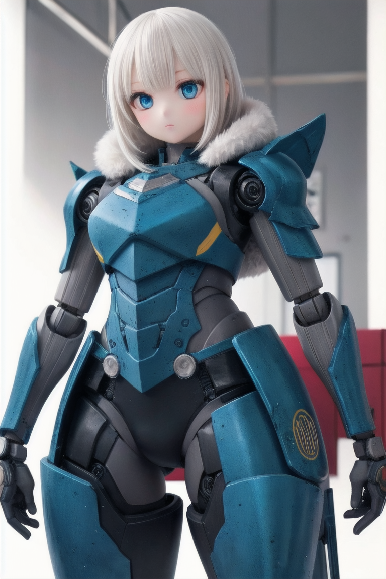AIイラスト4 25 by 珍ぽ with ai art, mecha girl, girl, cyborg, robot, armor