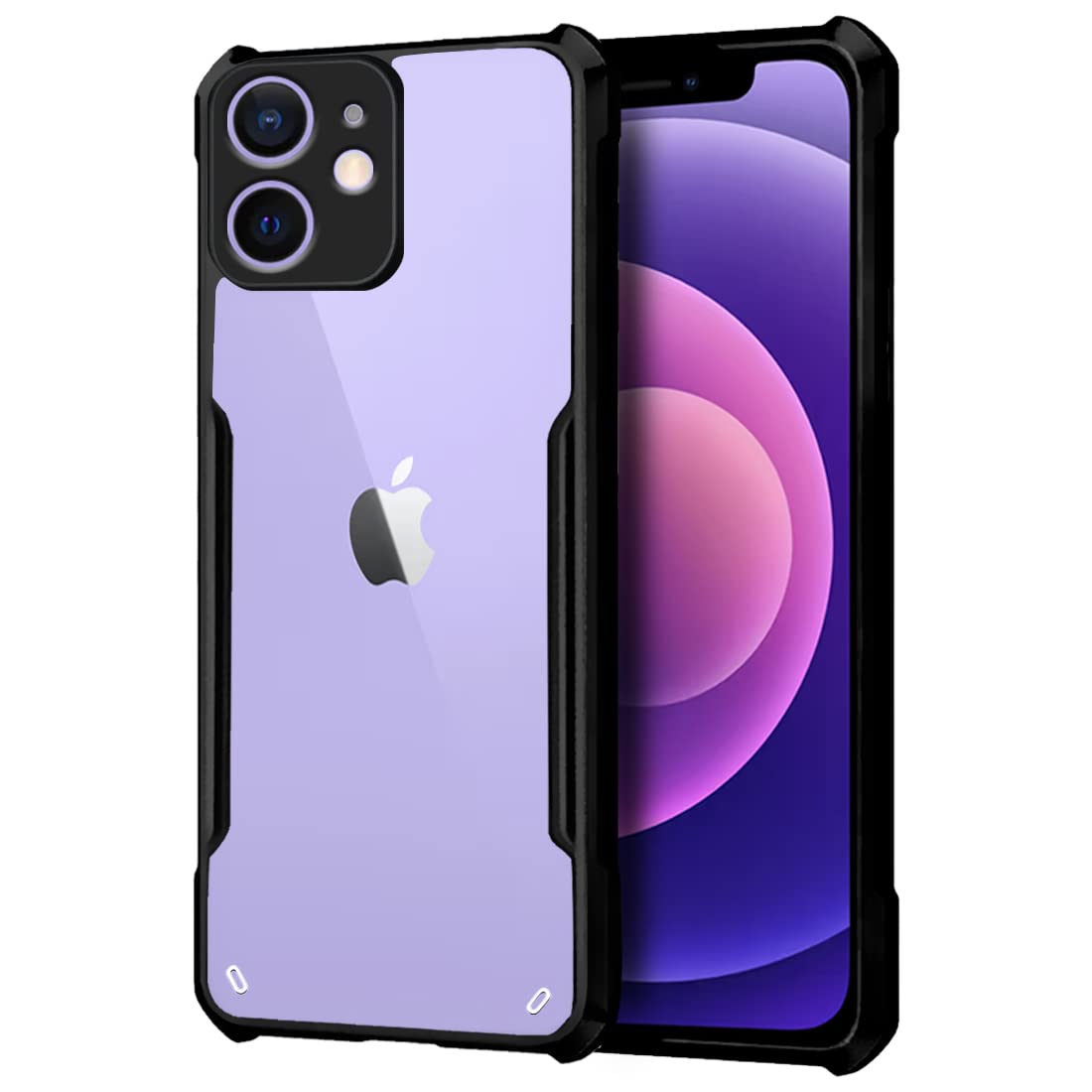 Black Border - Transparent Back iPaky Mobile Back Cover Case
