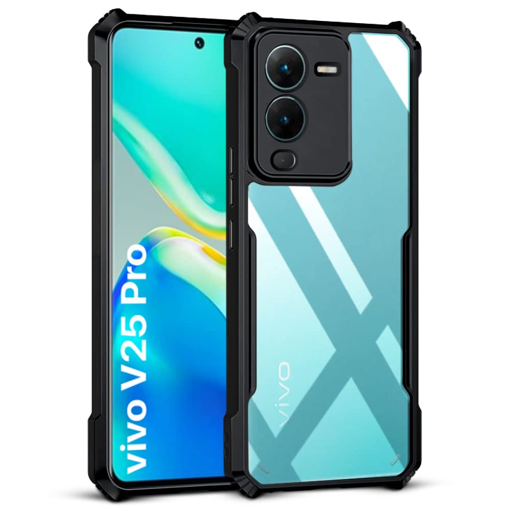 Black Border - Transparent Back iPaky Mobile Back Cover Case