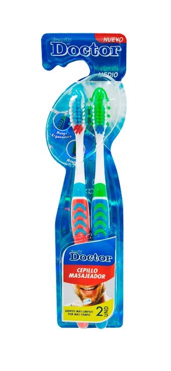 Cepillo Family Doctor Maseajador Pack X 2