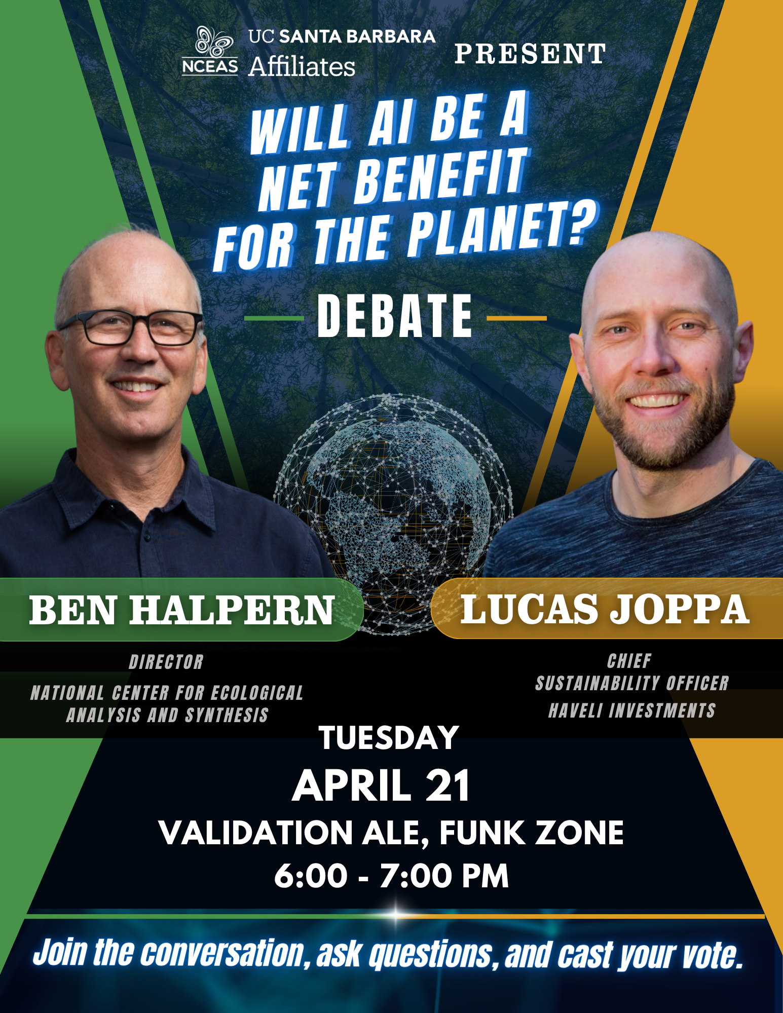 NCEAS Present's: AI for the Planet Debate