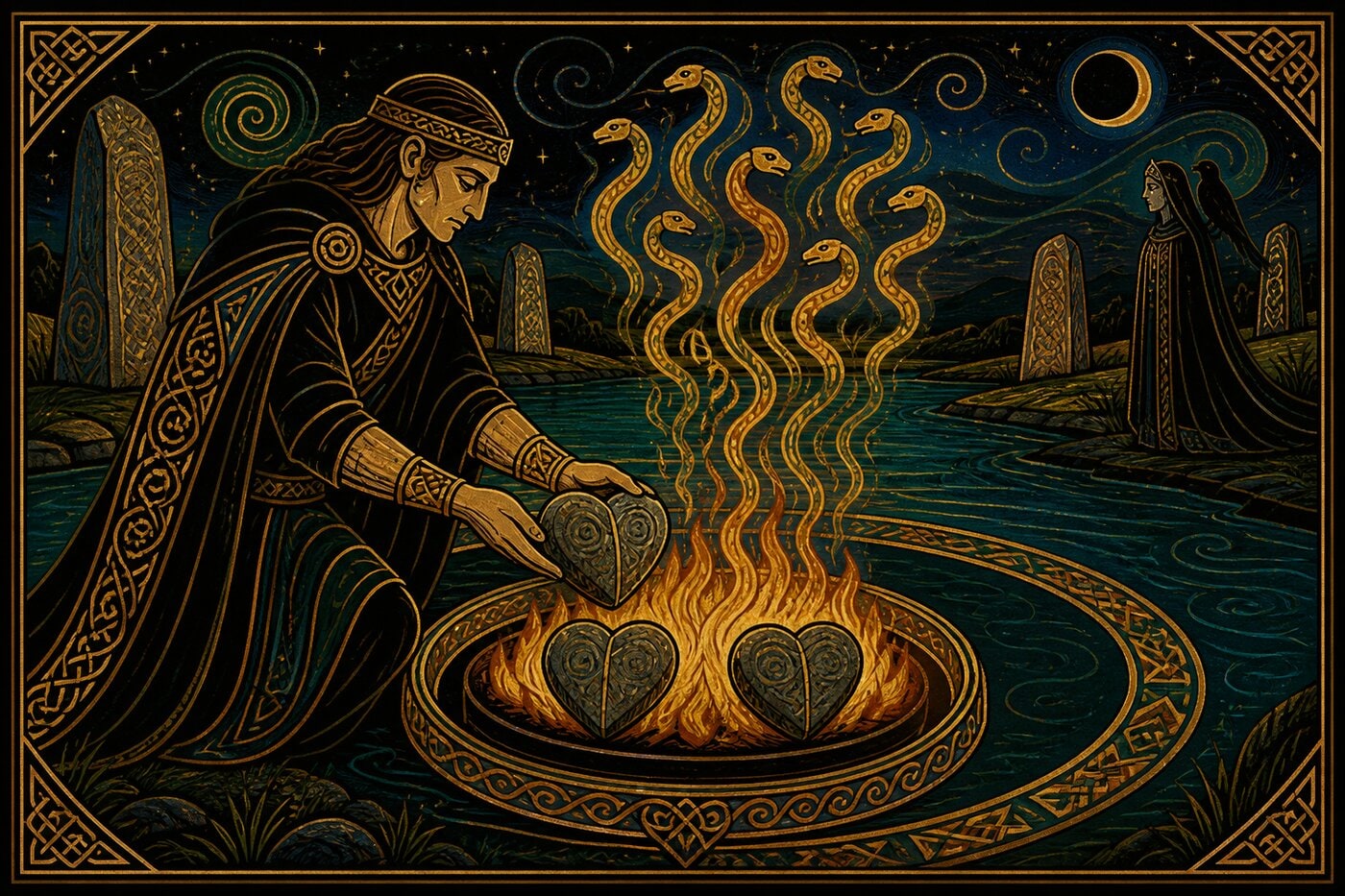 Original illustration for The Death of Meche