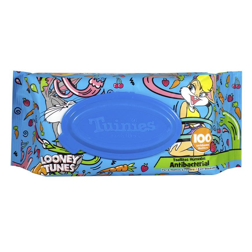Toallas Humedas Looney Tunes Bolx100Unid