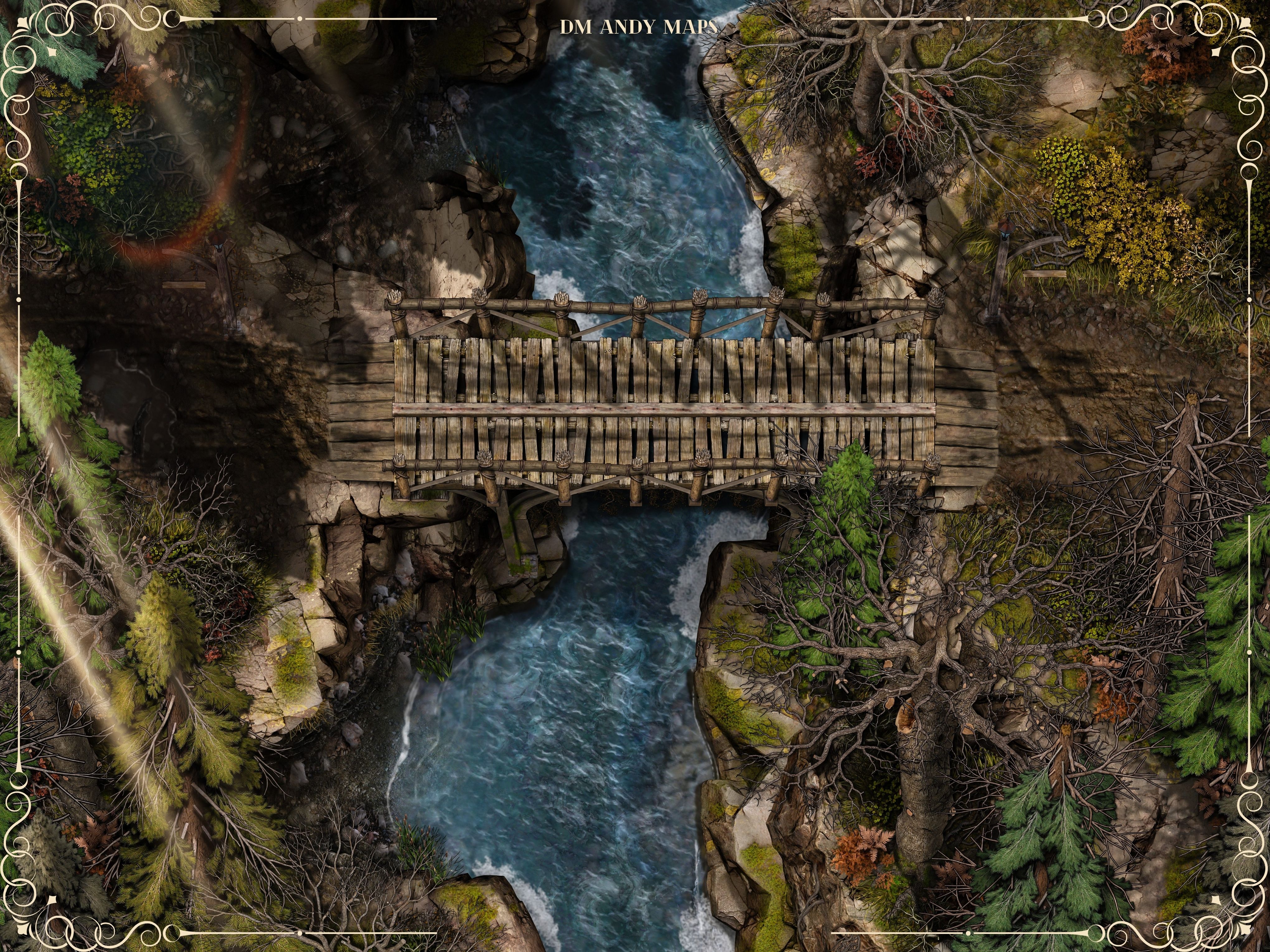 DM Andy Maps - Luna River Bridge | Roll20 Marketplace: Digital goods ...