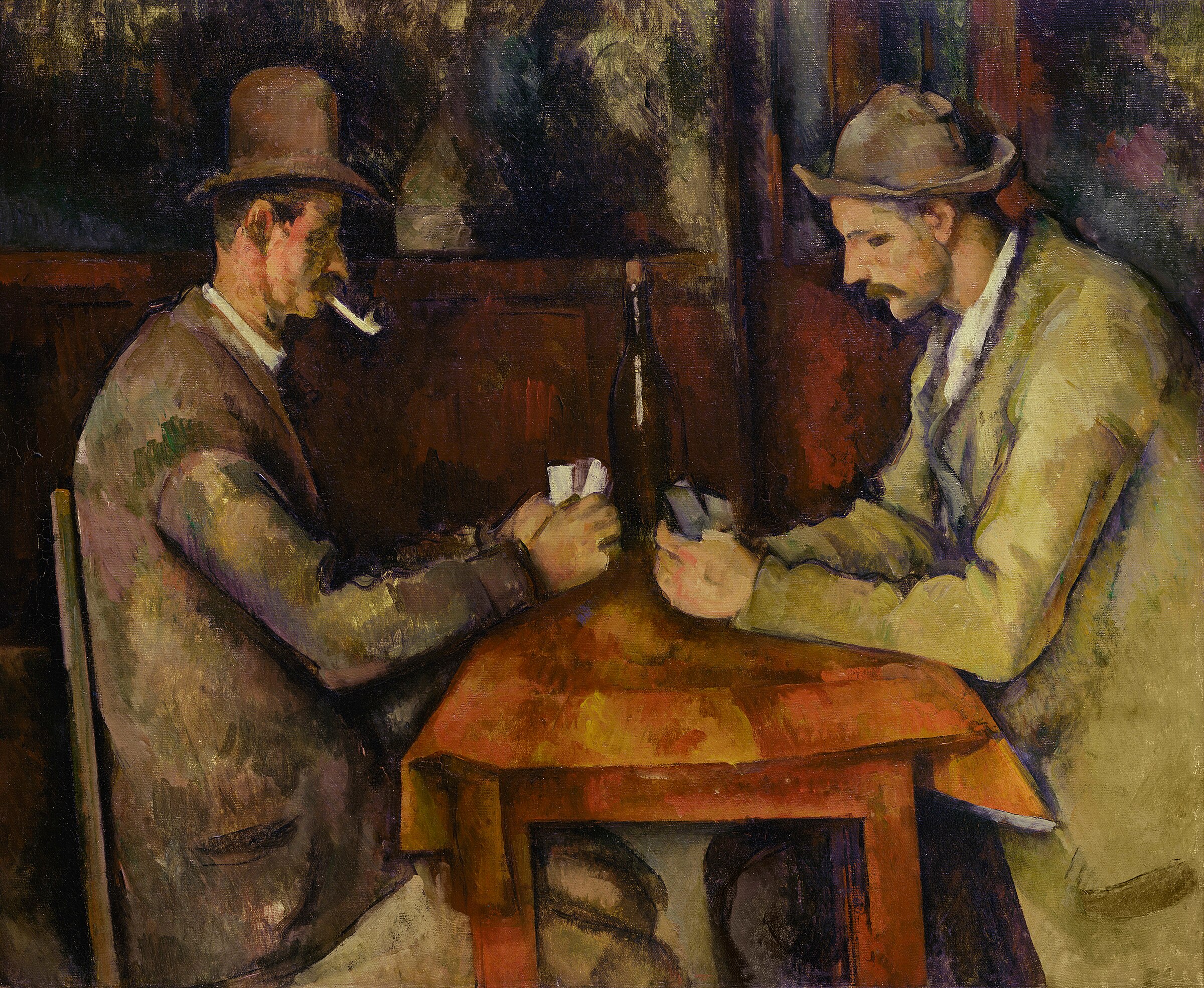 Paul Cézanne, The Card Players, c. 1892-96. Oil on canvas. Musée d'Orsay, Paris.