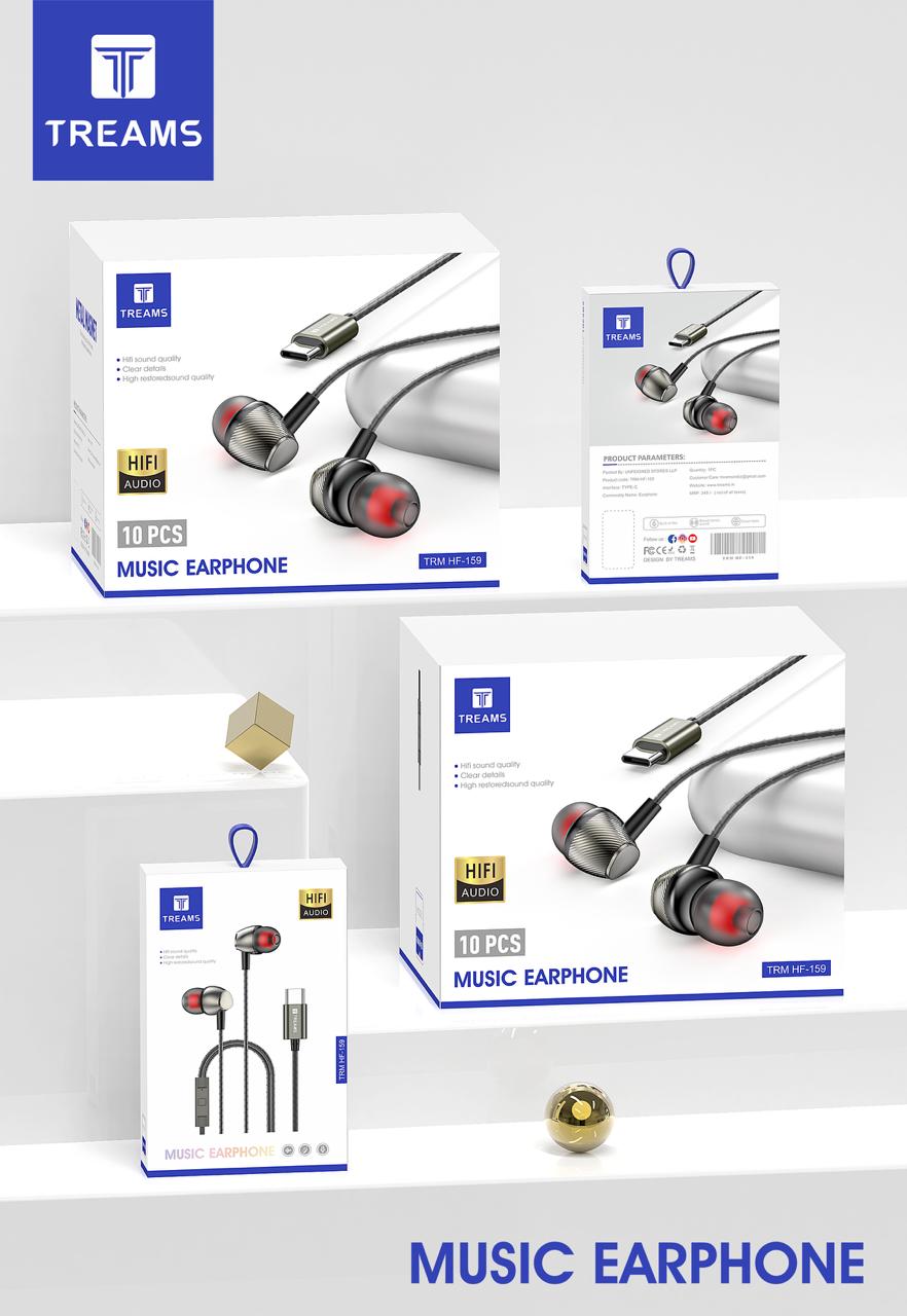 TRM HF-159 - Type C Pin Earphone