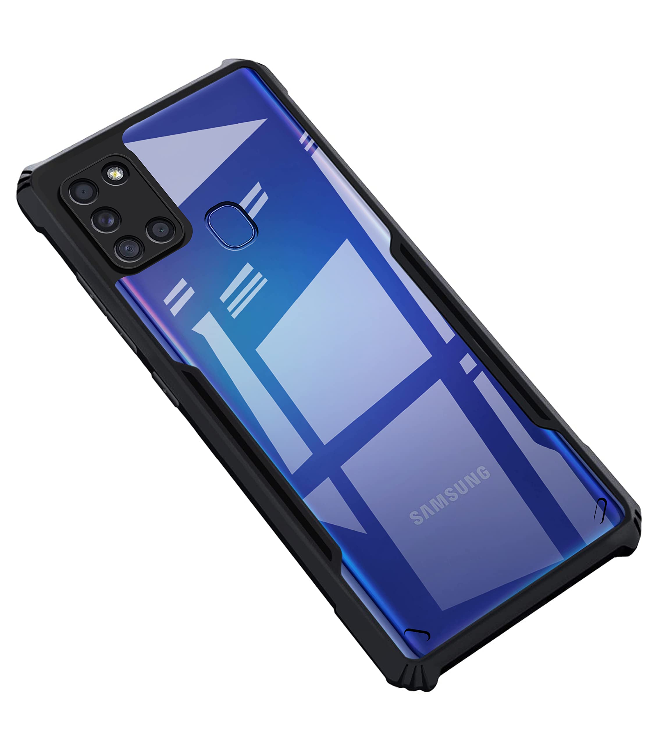 Black Border - Transparent Back iPaky Mobile Back Cover Case