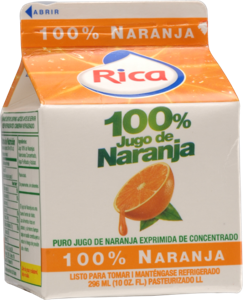 RICA 10 ONZ NARANJA