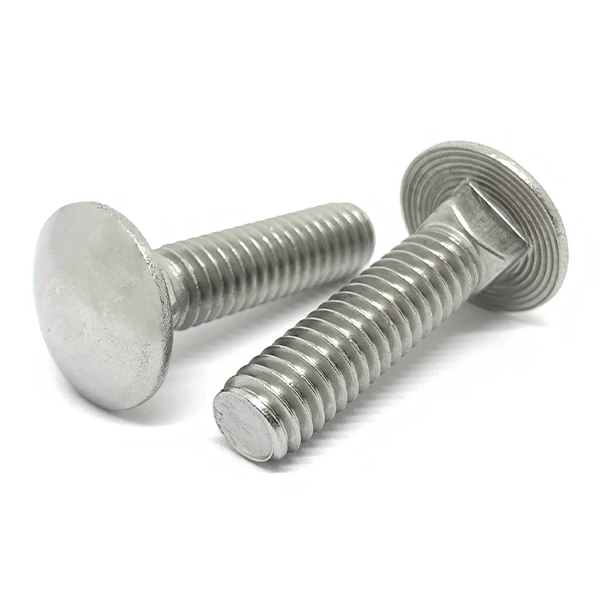 1/2"-13 Stainless Steel 18-8 Carriage Bolts (Choose Length & Qty)