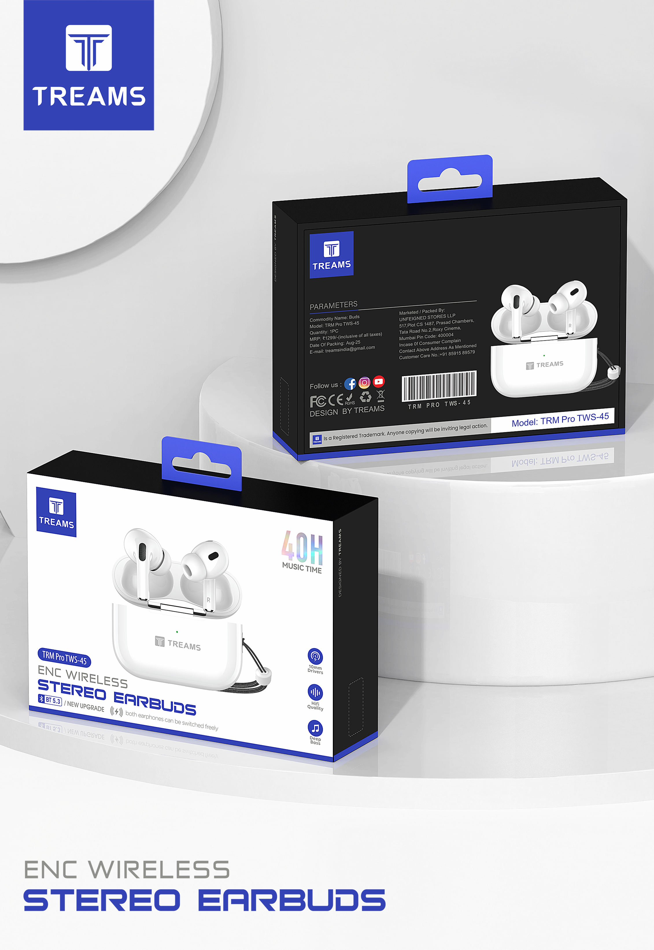 Treams TRM TWS - 45 - EARBUDS