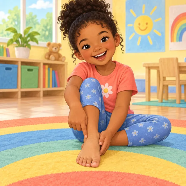 Scene: This is my foot.