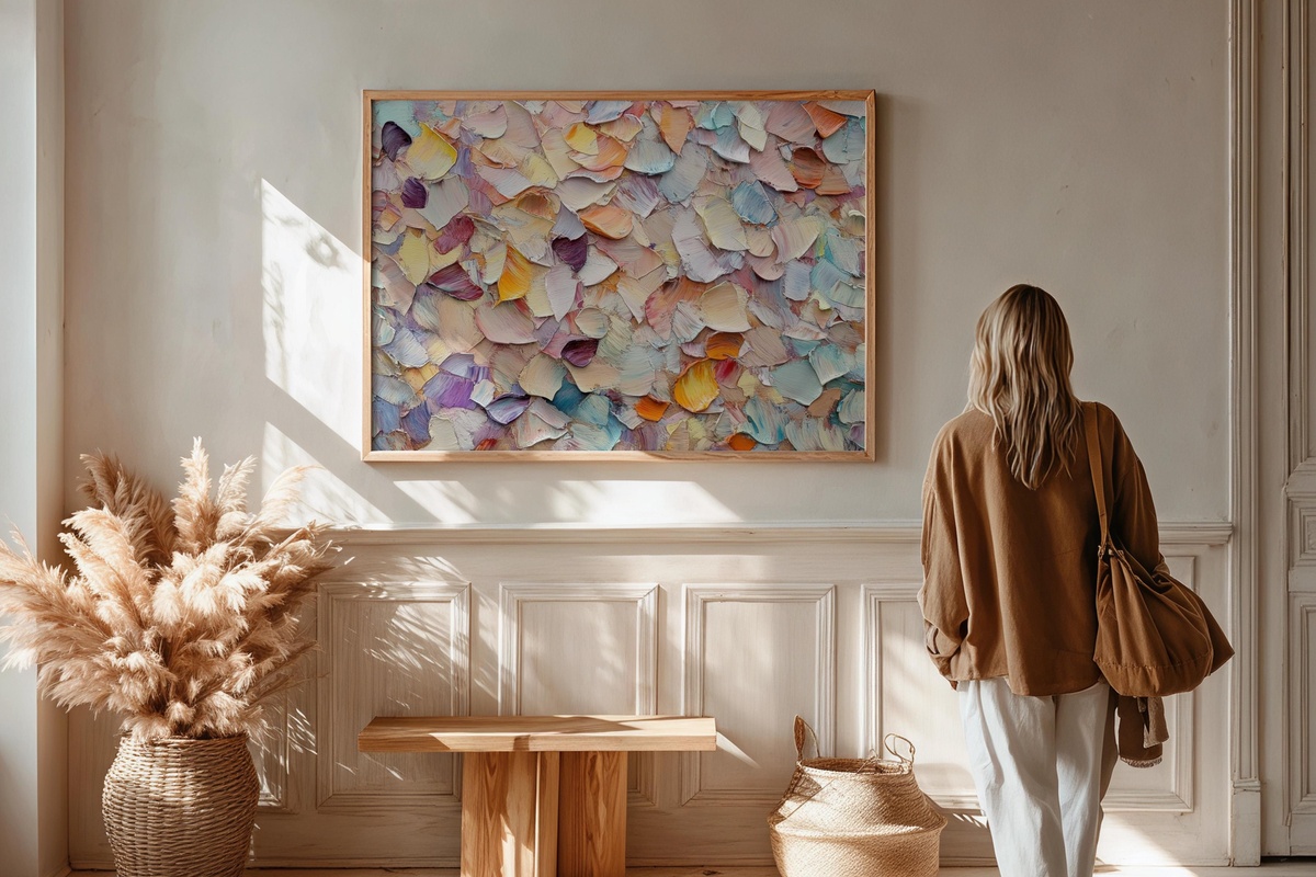 Impressionist Leaf Dance Fall Printable Wall Art