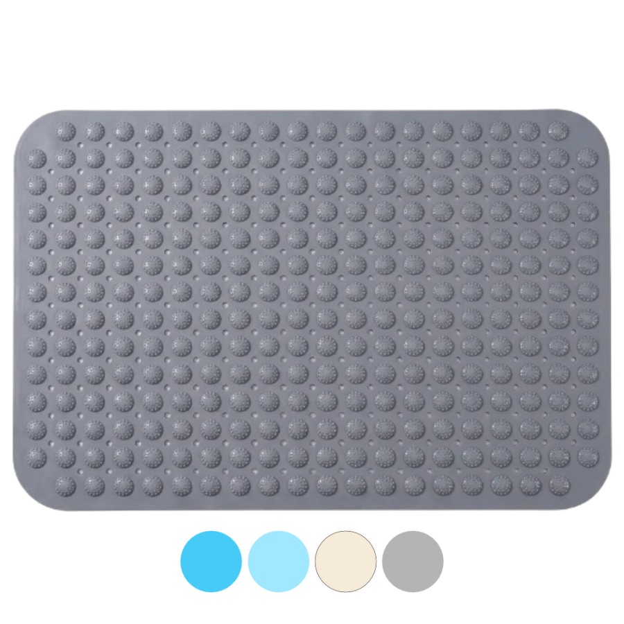 Tapete de ducha antideslizante pvc, 65x35cm