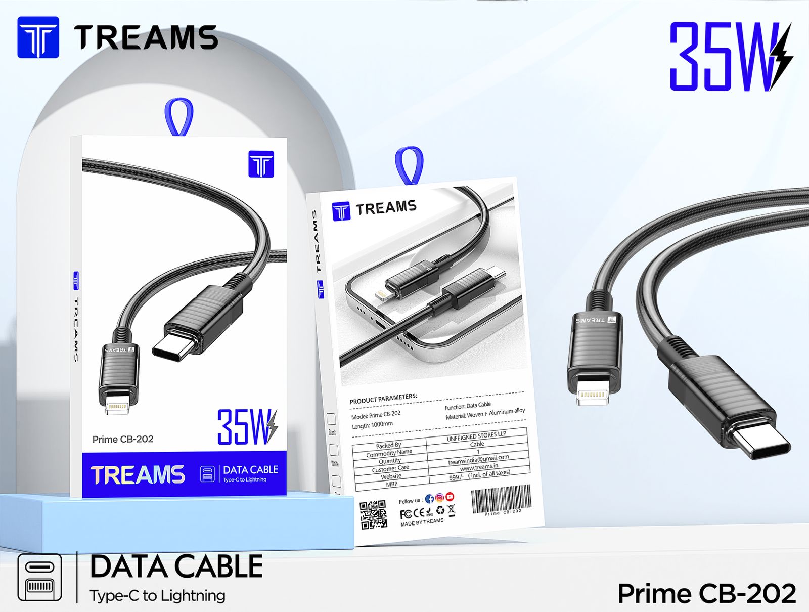Treams PRIME CB - 202 - 35W - TC TO IOS