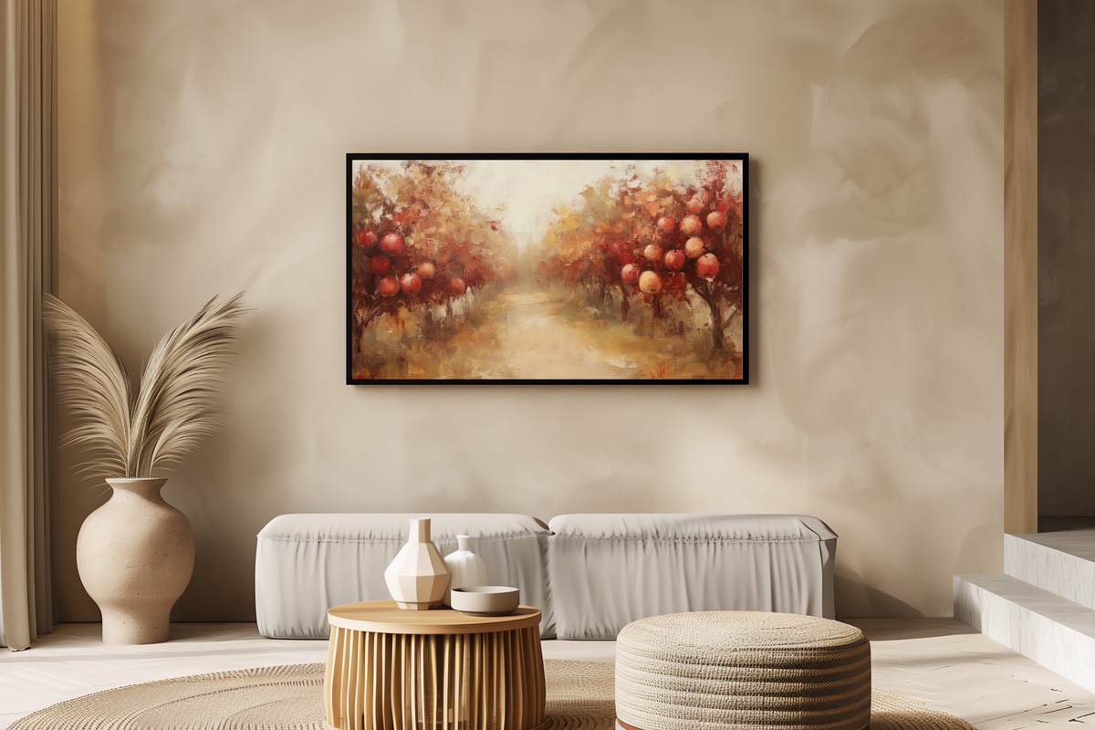 Orchard Dreams in Fall Frame TV Art