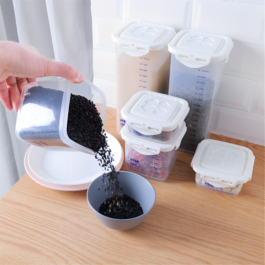 Contenedor para cereales pvc, 1000ml