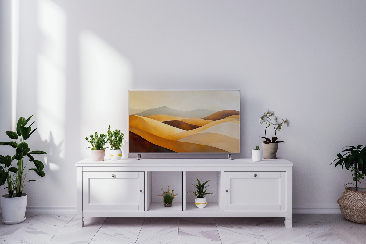 Desert Serenity in Modernion Frame TV Art