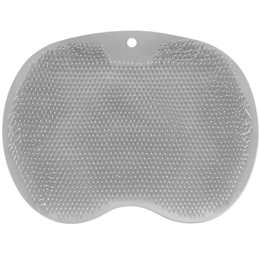 Alfombrilla exfoliante silicona, 28x22cm