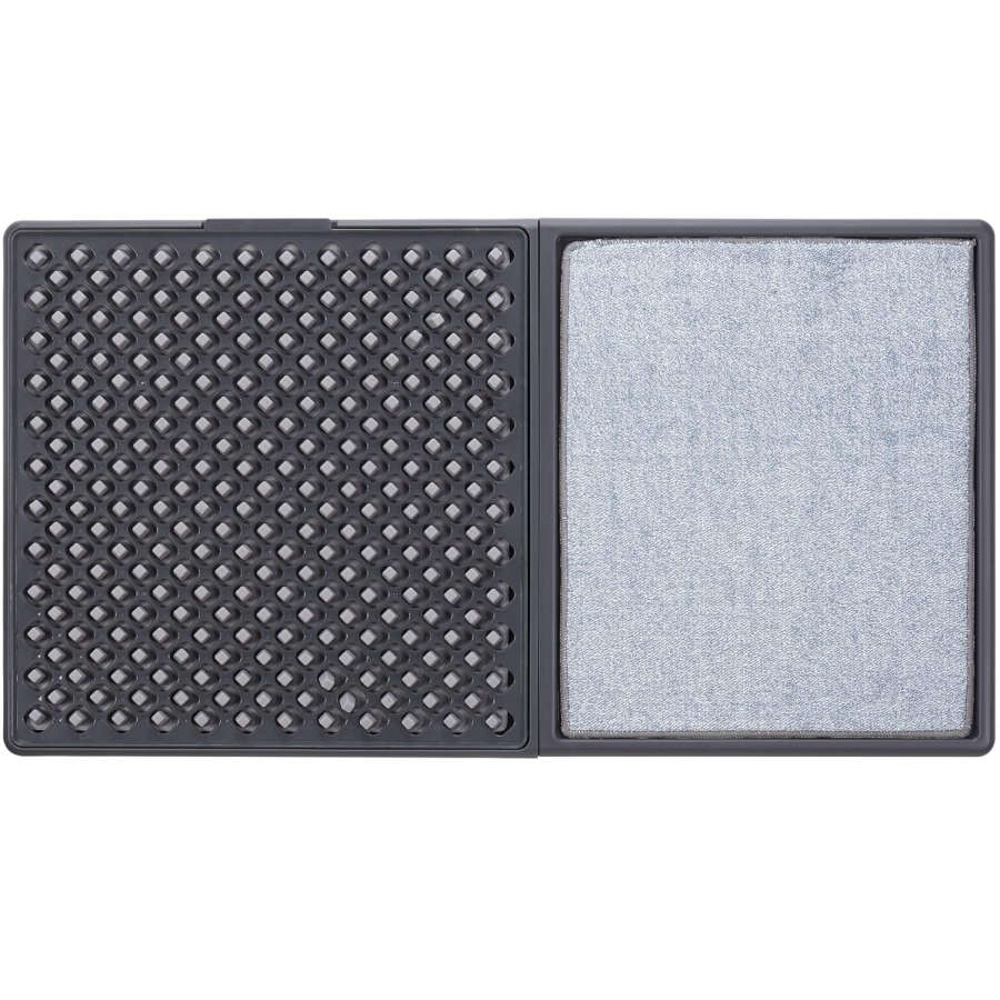 Pediluvio doble función pvc/micofibra, 83x45cm