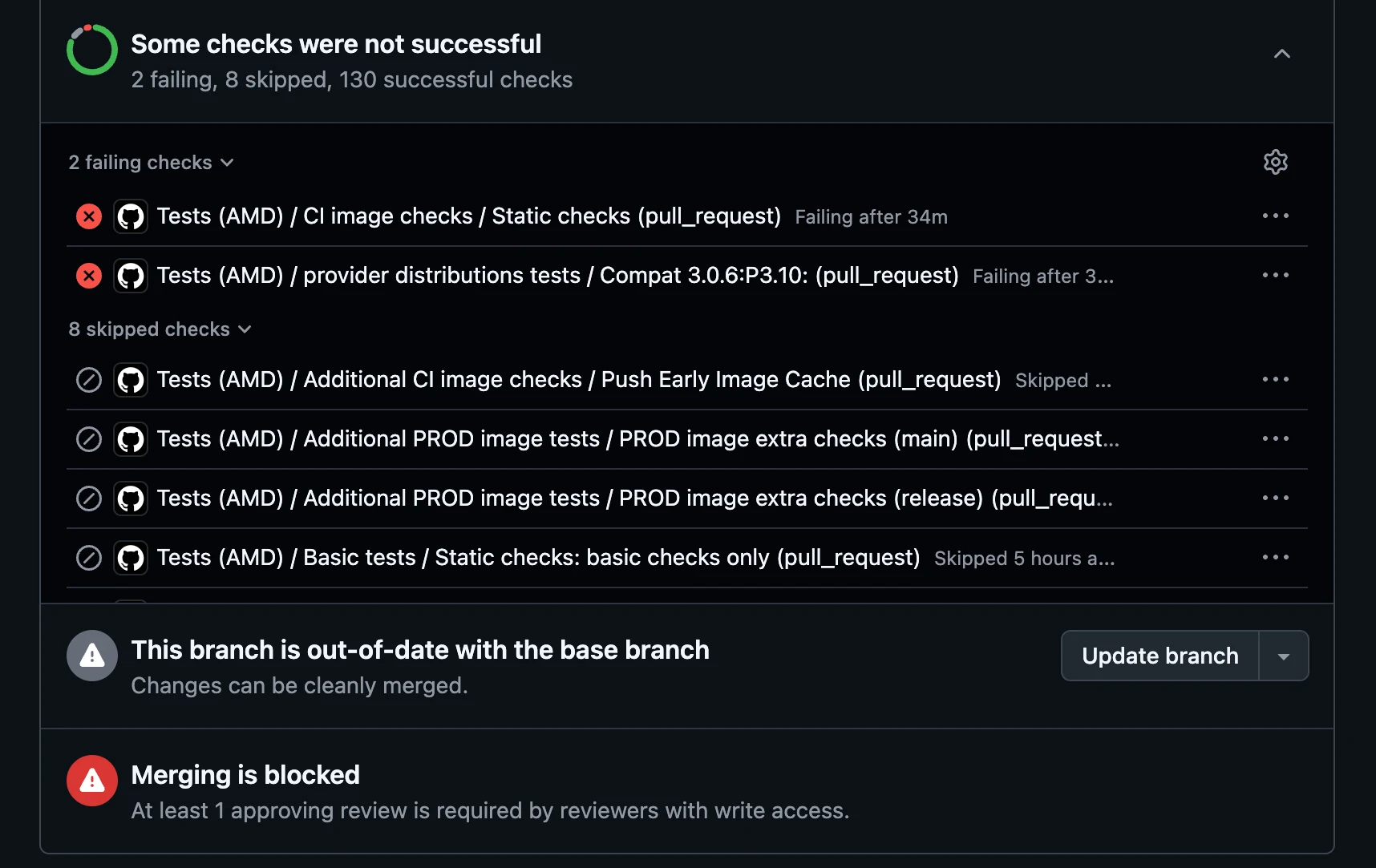 Some checks were not successful