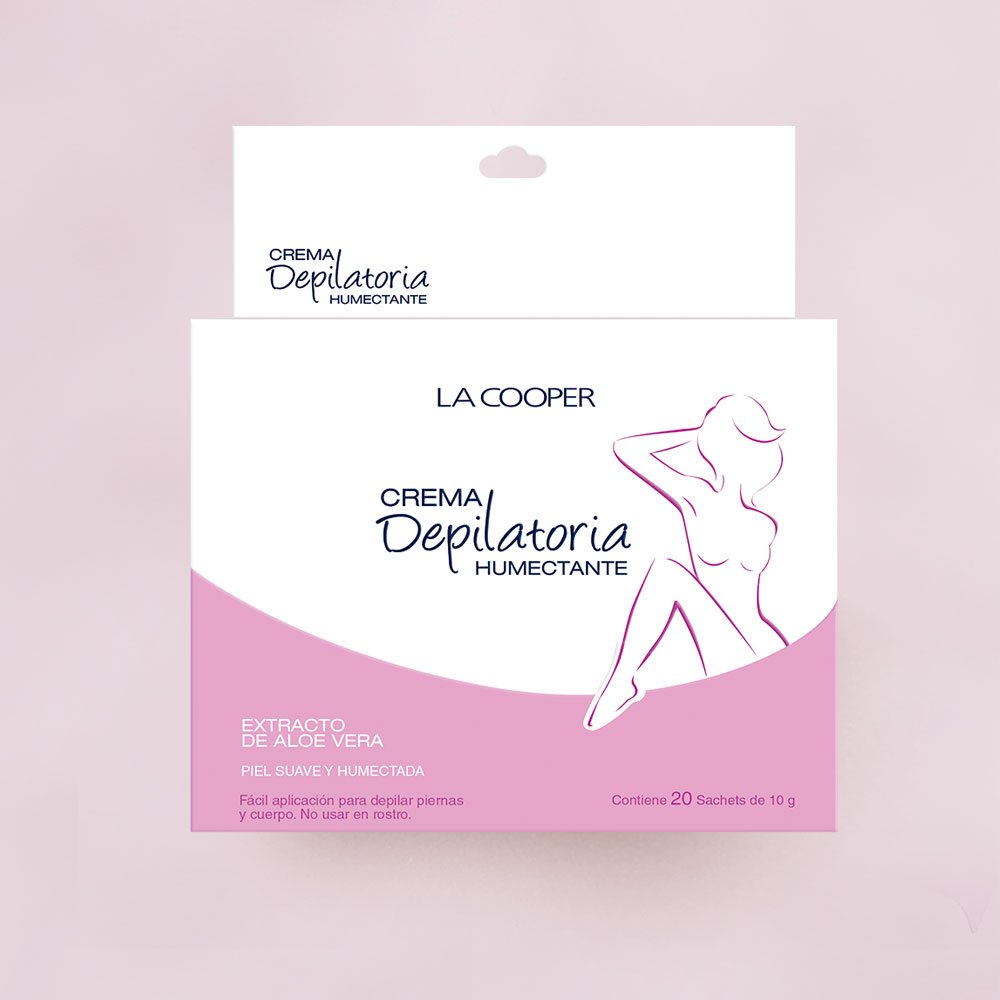 Crema Depilatoria La Cooper 10G Caja X 20 Sachets