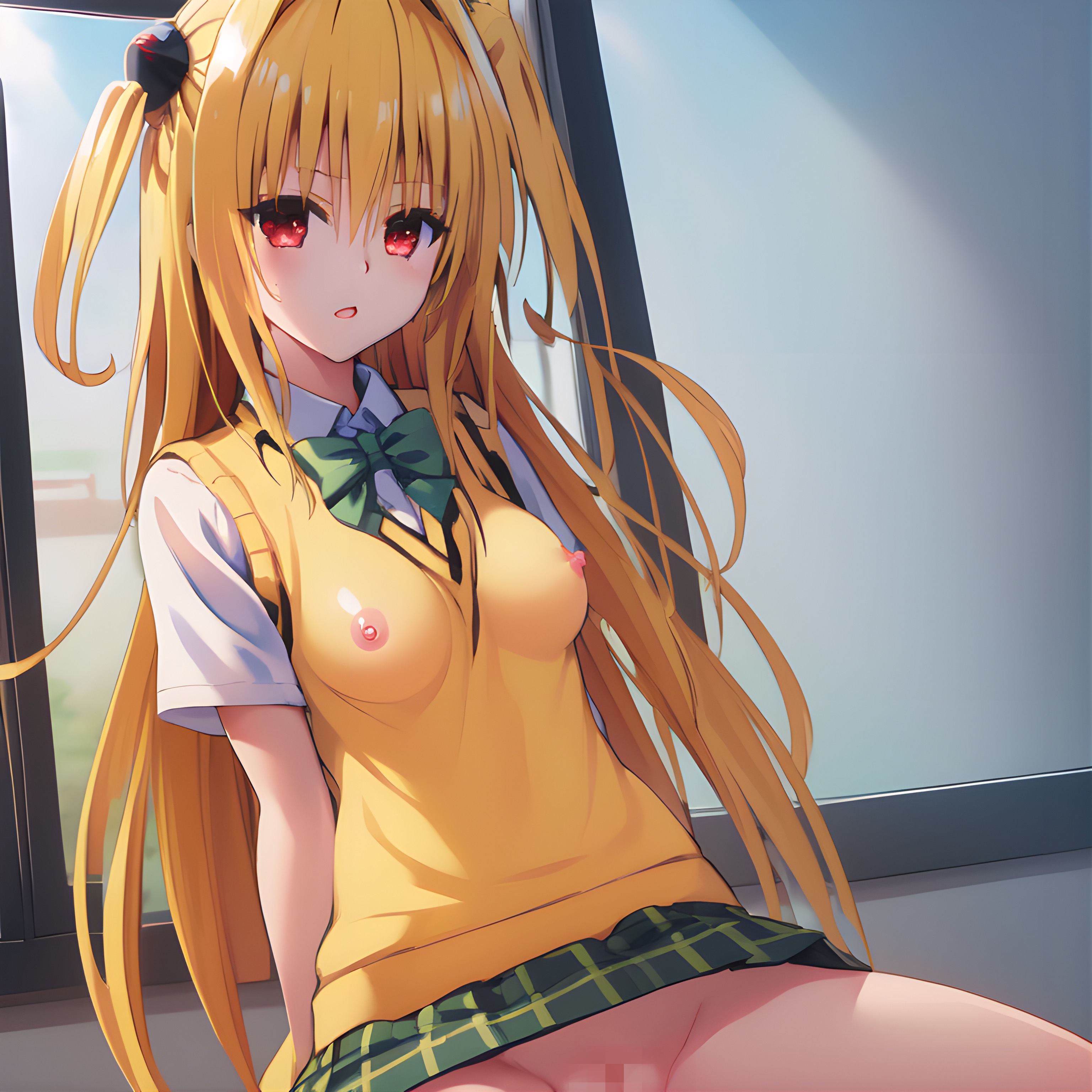 Toloveる 金色の闇 by サークル雅 with To Love Ru, To Love-Ru Darkness, breasts, ass, Golden Darkness, back